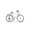 Stadsfiets voor vrouwen Airbici Elegance Man, beige aluminium frame