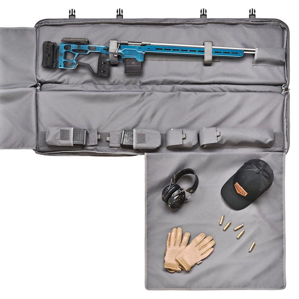 Bolsa de Carabina de tiro Bergara con Esterillas Gris 4/5