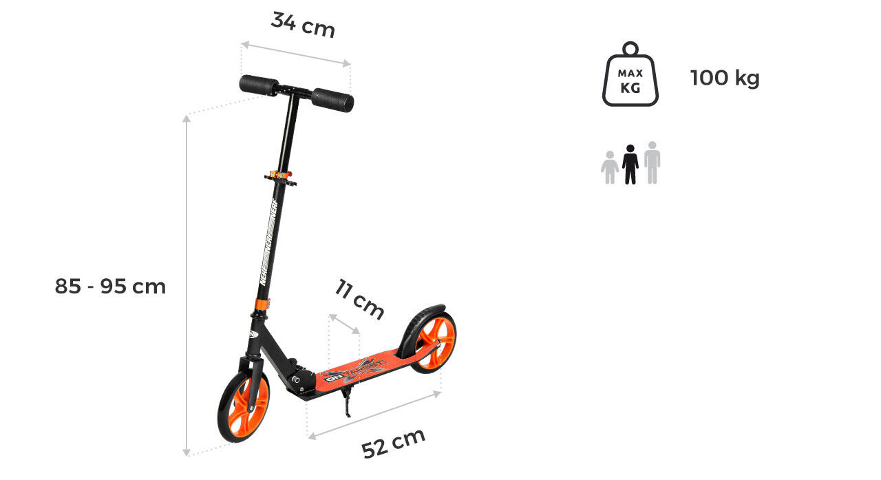 Hulajnoga dziecięca Nerf Spokey NOISE 5/5