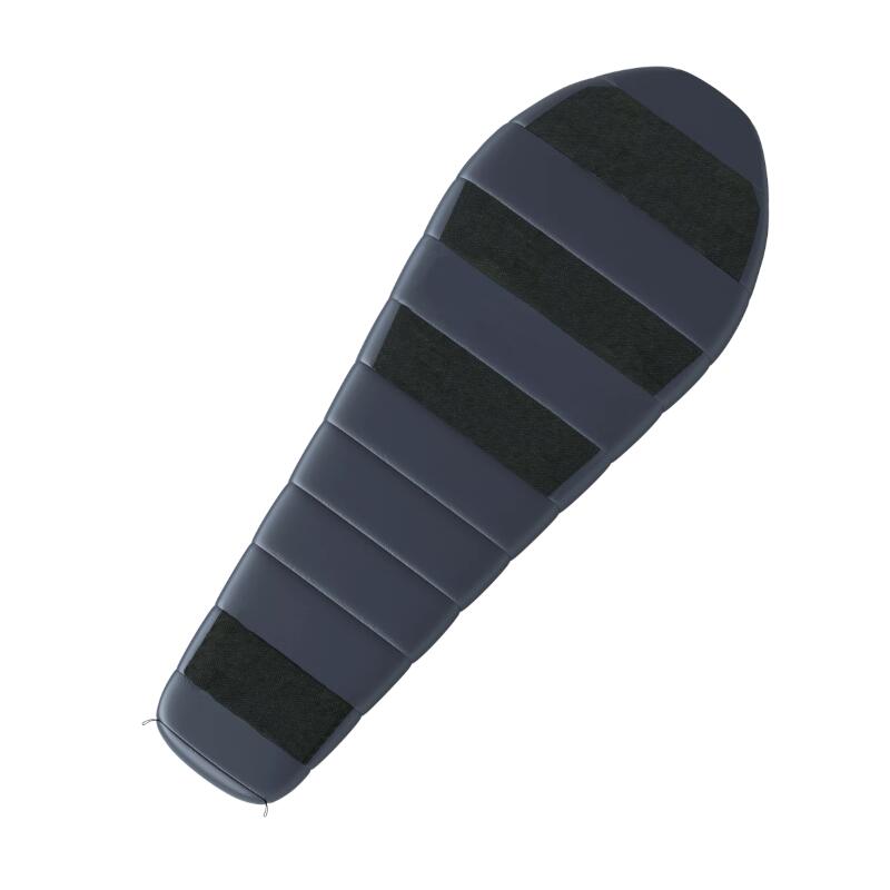 Sacco a pelo mummia Drape New -20°C 220 x 85 cm - Nero/Blu - adulti 2/5