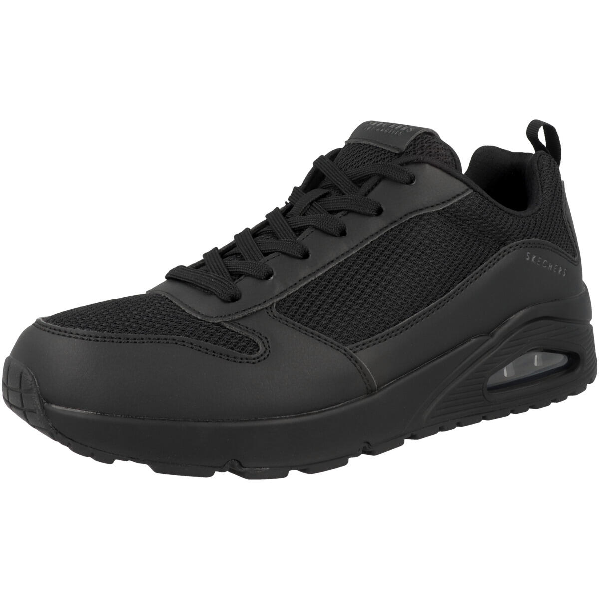 Chaussures Hommes Skechers Uno Fastime noir 4/5