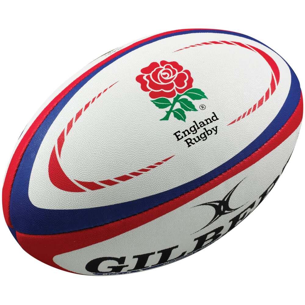 Gilbert - Ballon De Rugby Gilbert Angleterre - Ballon De Rugby - Blanc|rouge - 5 - Decathlon