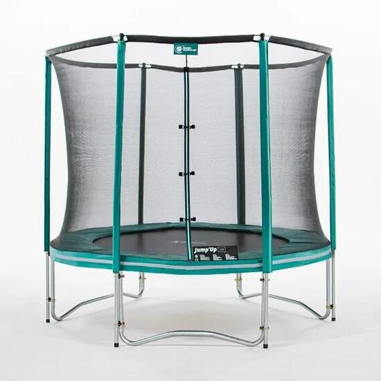 Trampoline Rond Jump'Up 250cm - Filet de Protection, Echelle + Kit d'ancrage