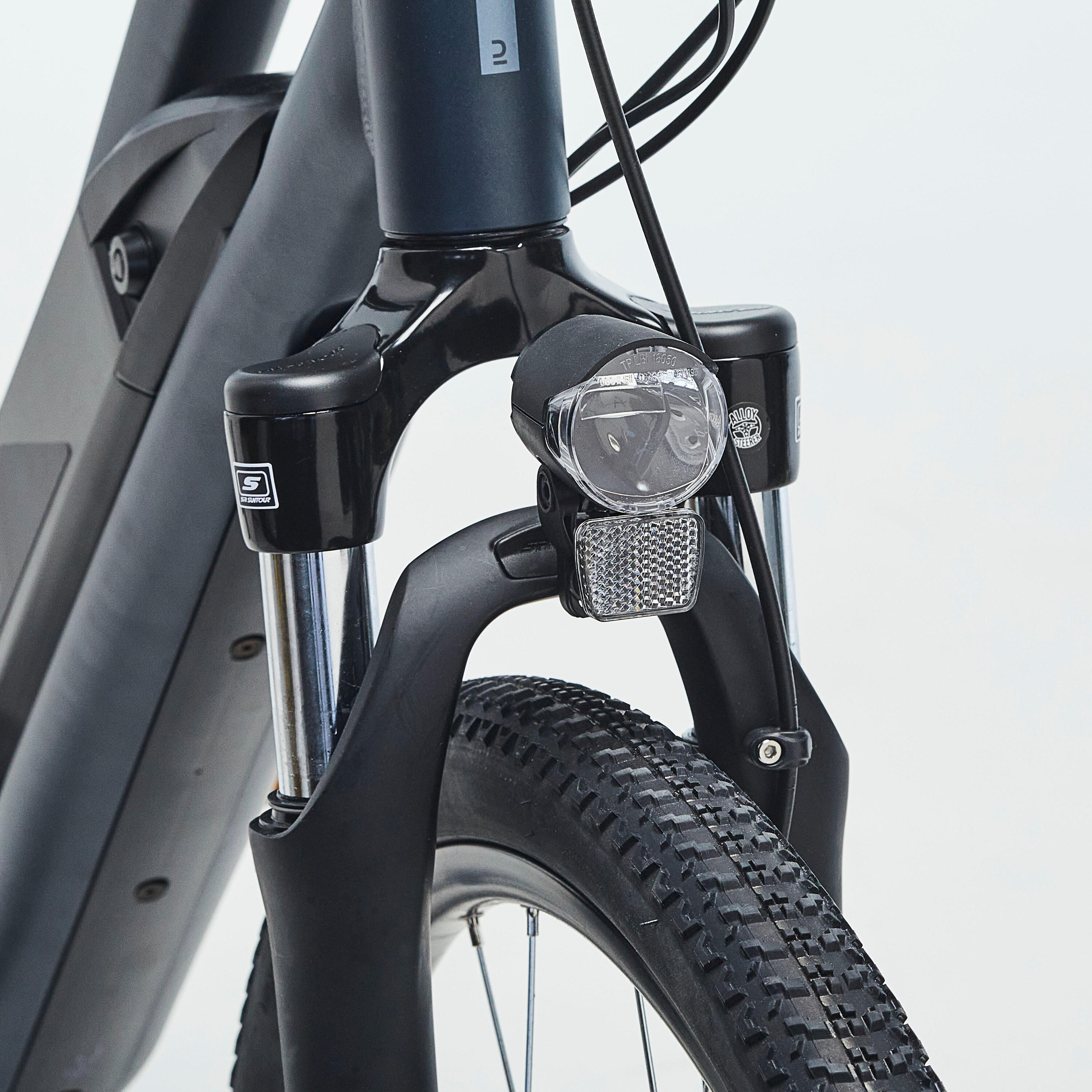 Tweedehands - Elektrische hybridefiets 100 E laag frame blauw - REDELIJK 4/5