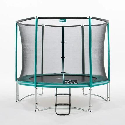 Trampoline Rond Jump'Up 300cm - Filet de Protection, Echelle + Kit d'ancrage