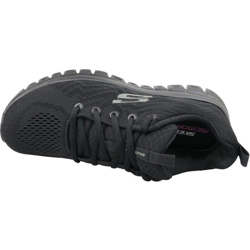 Pantofi Sport Skechers Model Graceful Get Connected Culoare Negru