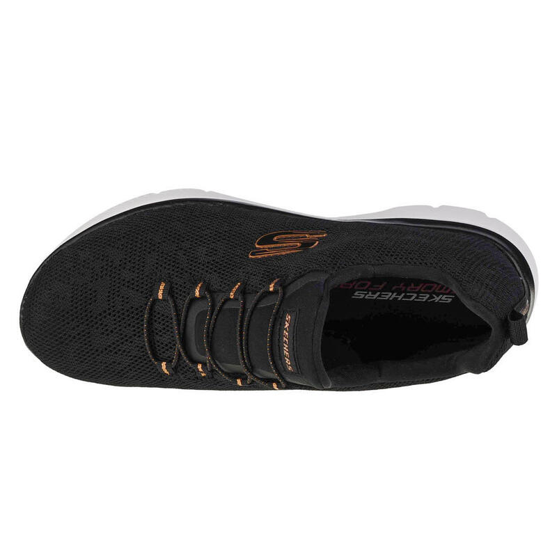Pantofi sport femei Skechers Summits-Leopard Spot, Negru
