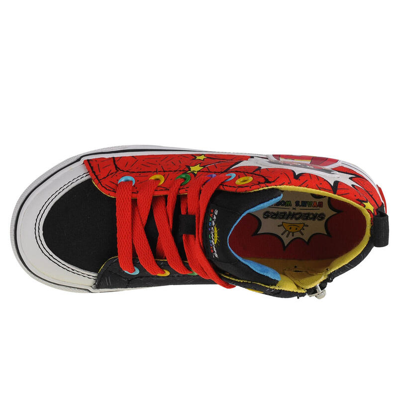 Gyerek gyalogló cipő, Skechers Street Fame - Ultra Fun Red Titan