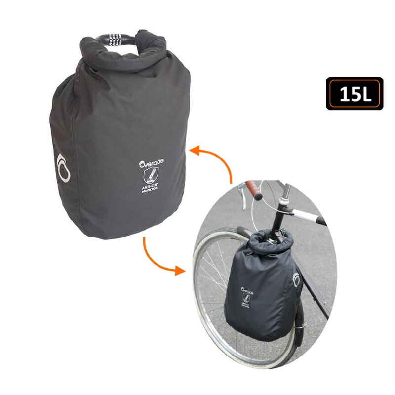 Loxi-Tasche mit Diebstahlsicherung: wasserdicht, schnittfest, 15L Media 1