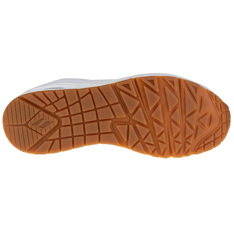 Pantofi Skechers Uno-Stand On Air albi pentru femei