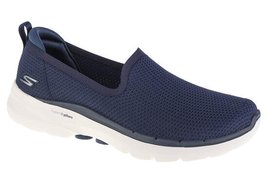 Zapatillas Skechers Go Walk 6 - Clear Vi, Azul, Mujer