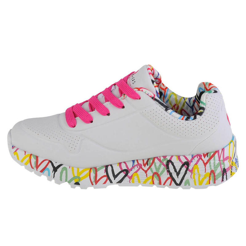 Zapatillas Marcha Niños  Skechers Uno Lite blanco