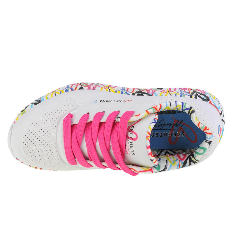 Pantofi Sport Skechers Model Uno Lite Culoare Alb