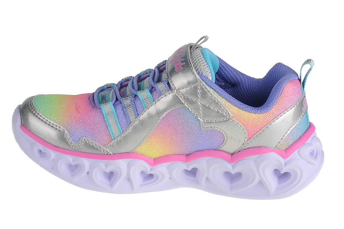 Sneakers pour filles Skechers Heart Lights-Rainbow Lux 2/5