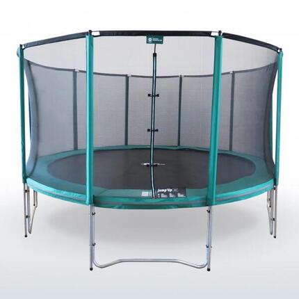 Trampoline Rond Jump'Up 460cm - Filet de Protection, Echelle + Kit d'ancrage