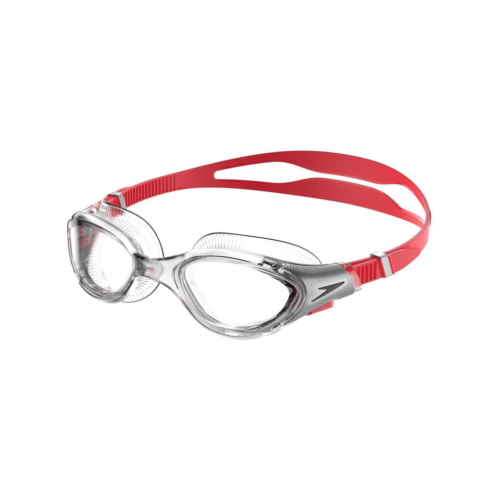 Speedo - Lunettes De Natation Speedo Biofuse 2.0 - Rouge/argent/transparent - Lunettes De Natation - Blanc|gris - Taille Unique - Decathlon