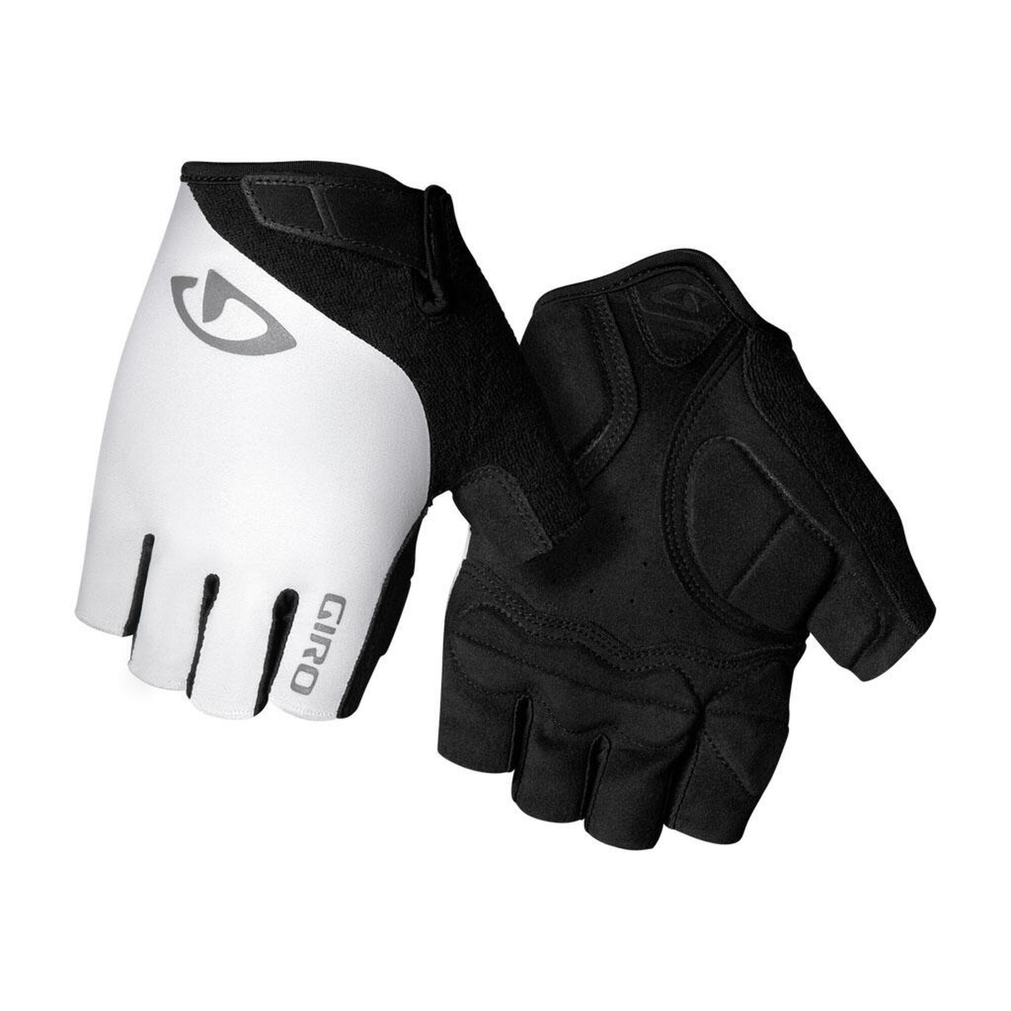 GIRO Luvas Ciclismo curta Giro jag brancas