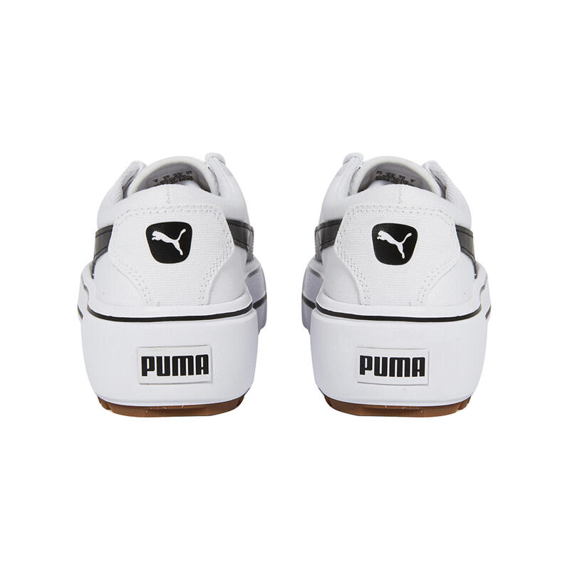 Kaia Platform Sneakers Damen PUMA White Black Gum Beige