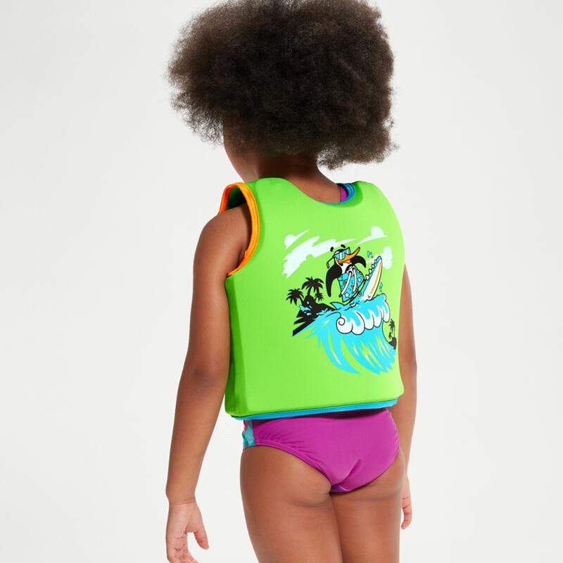 Vesta Inot Copii Speedo Printer Verde/Albastru