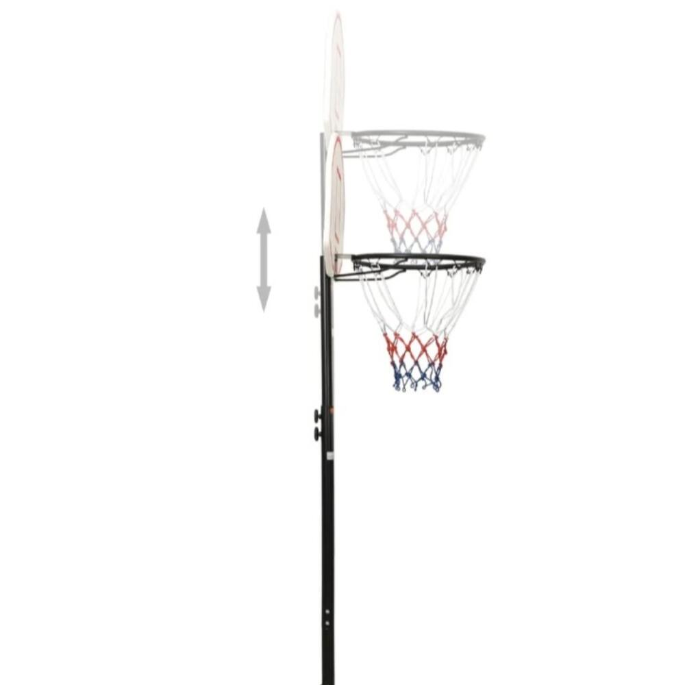 Canasta de baloncesto polietileno blanco 216-250 cm 5/6
