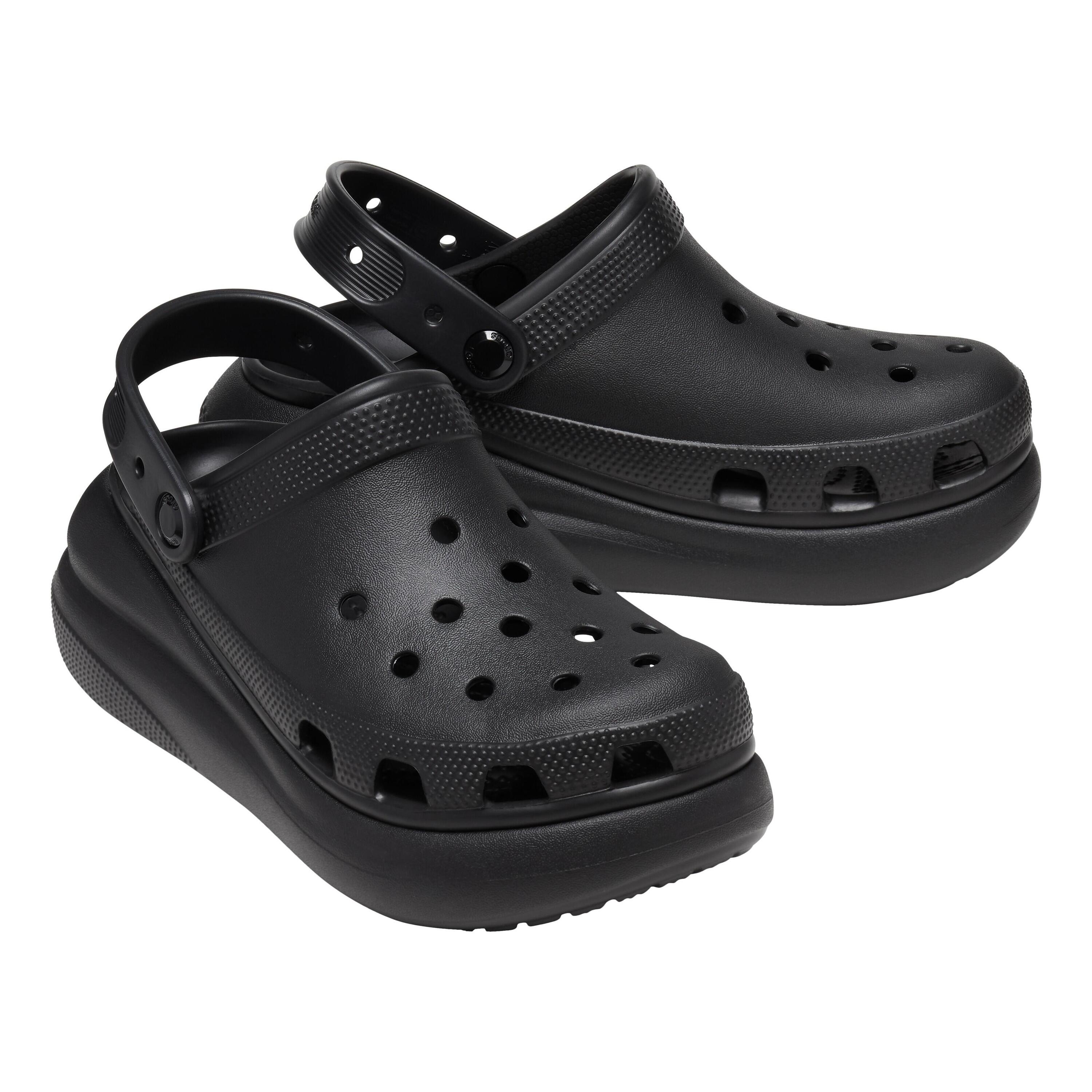 Crocs Classic Crush Clog Black 3/6