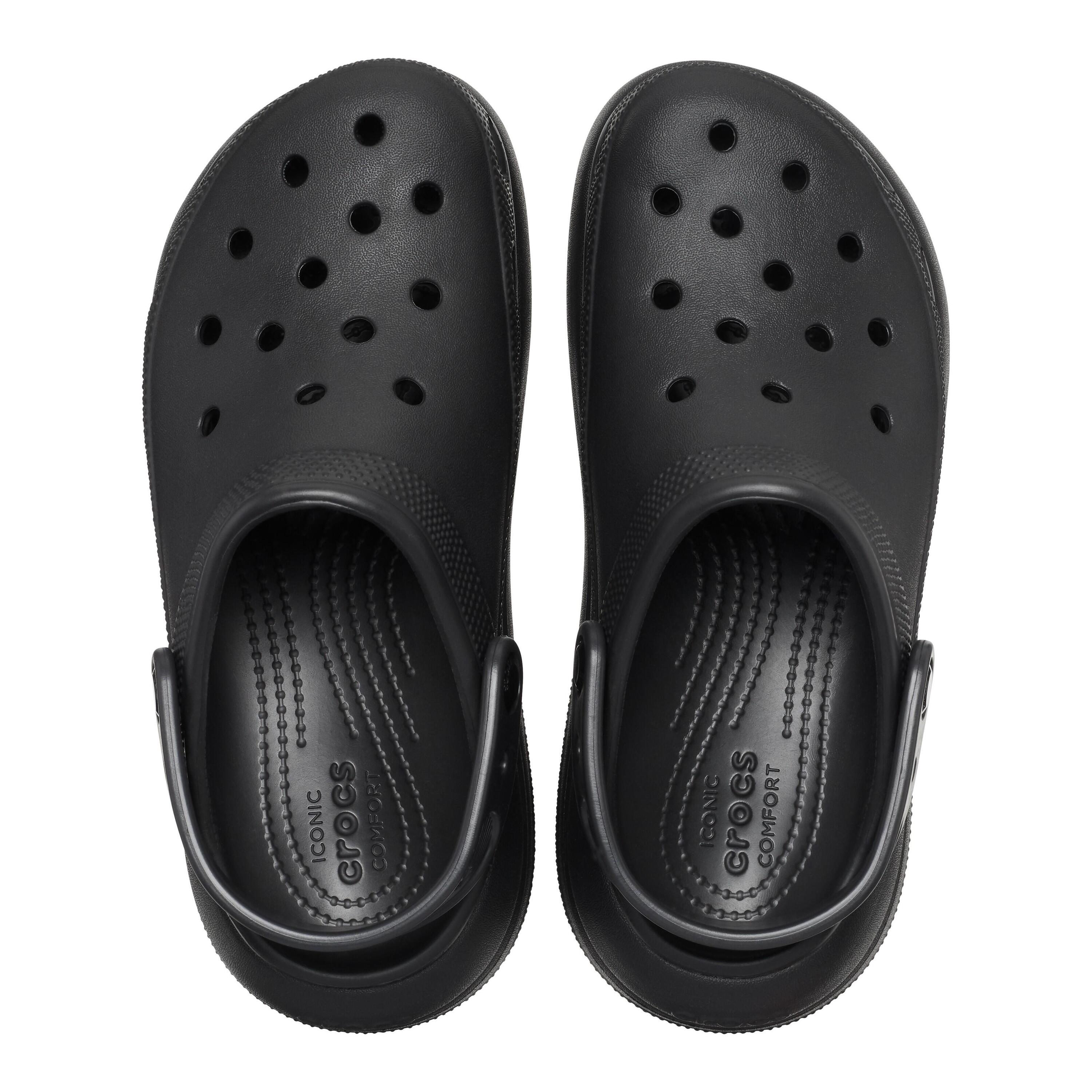Crocs Classic Crush Clog Black 5/6