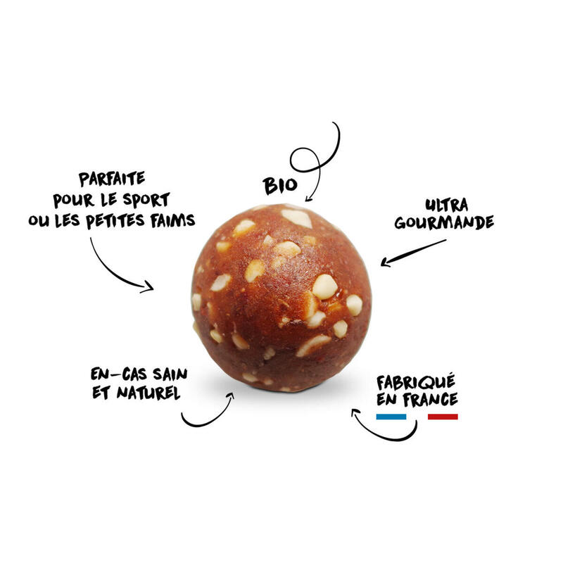 Energy balls Bio  Bosbes - Amandel (12 zakjes)