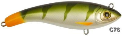 Strike pro ghost buster 14cm 73gr natural perch c76 - - roofvis jerkbaits