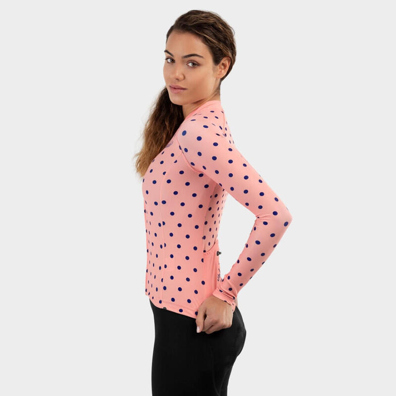 Camisola ultraleve de ciclismo mulher M2 Grand Classic SIROKO Rosa Pêssego