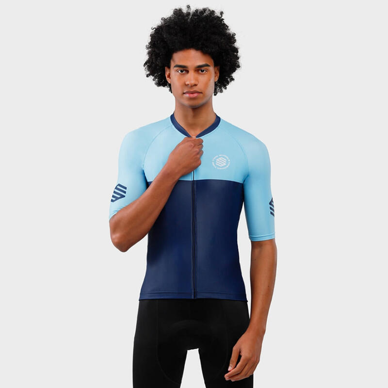 Camisola de ciclismo manga curta homem M2 Teide SIROKO Azul-marinho