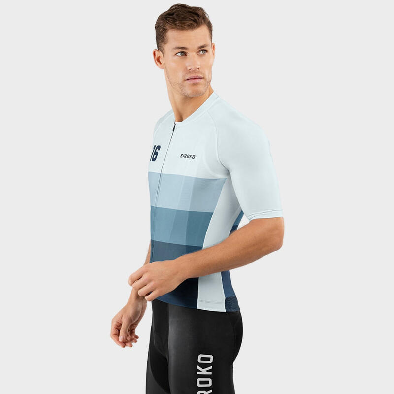Camisola de ciclismo manga curta homem M2 Hardknott Pass SIROKO Azul-marinho
