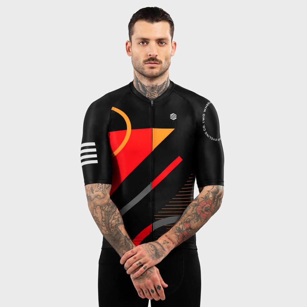 Maillot Vélo Manches Courtes Homme Cyclisme M2 Colorado Noir