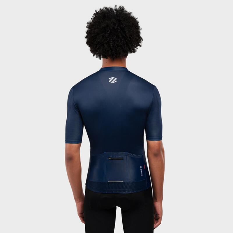 Camisola de ciclismo manga curta homem M2 Blue Coast SIROKO Azul-marinho
