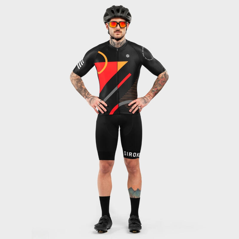 Camisola de ciclismo manga curta homem M2 Colorado SIROKO Preto