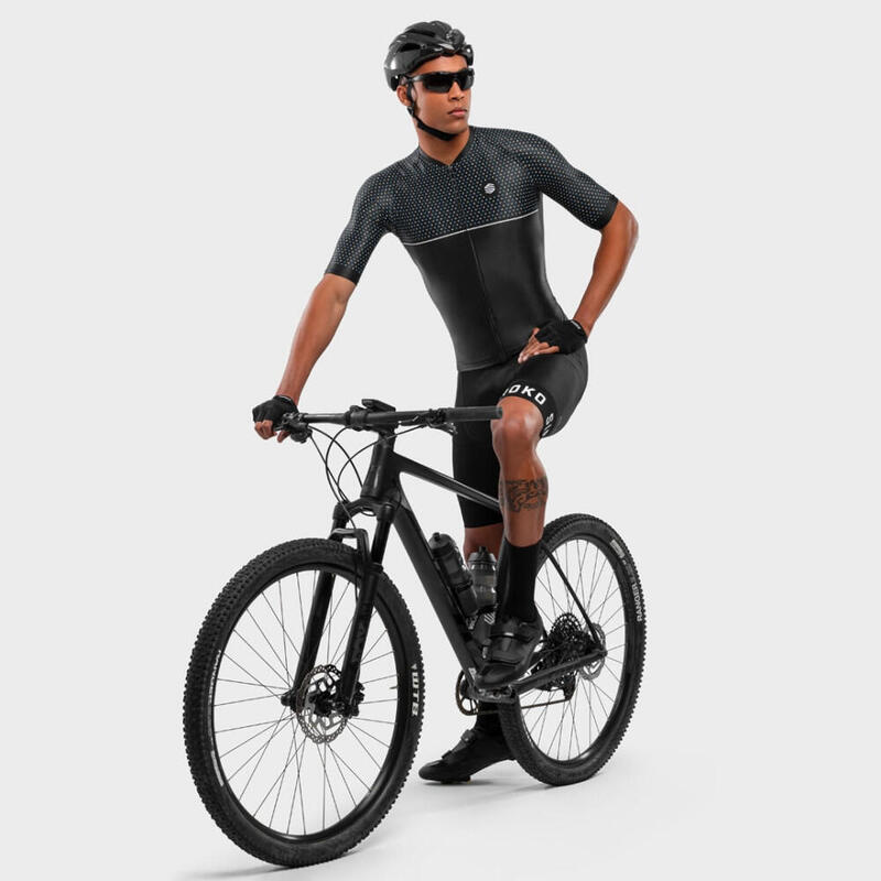 Camisola de ciclismo manga curta homem M2 Mount Evans SIROKO Preto