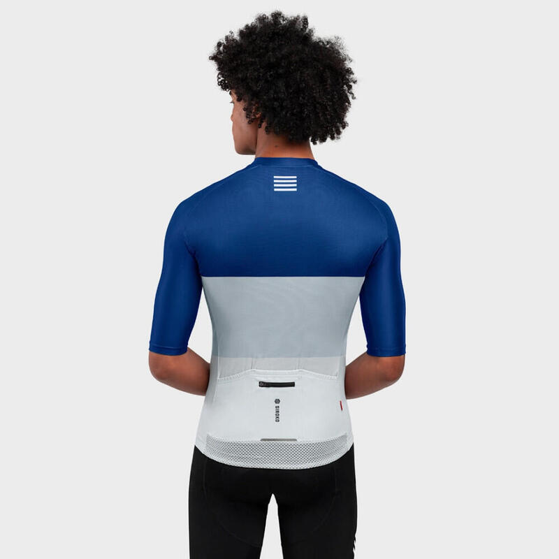 Camisola de ciclismo manga curta homem M2 Riedberg SIROKO Azul