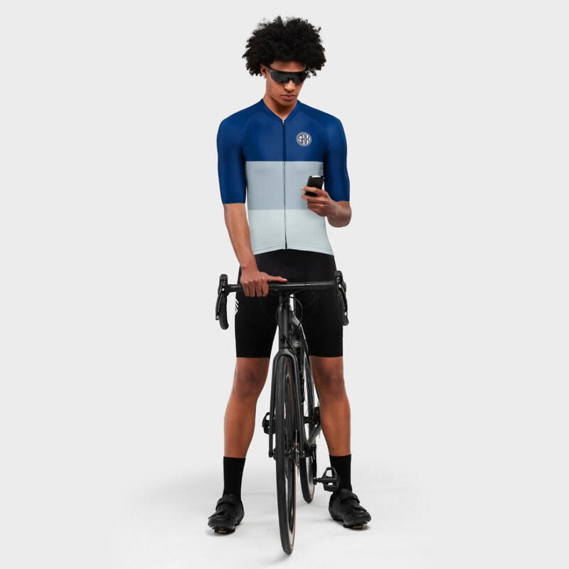 Maglia maniche corte Ciclismo SIROKO M2 Riedberg Blu Uomo