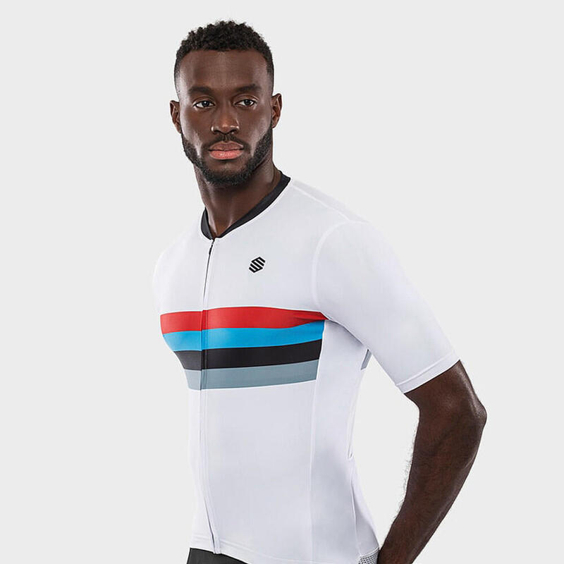 Maglia maniche corte Ciclismo SIROKO M2 Westfalia Bianco Uomo