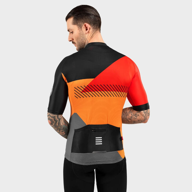 Camisola de ciclismo manga curta homem M2 California SIROKO Laranja Vivo