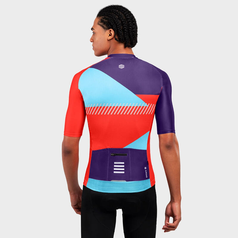 Herren Radsport kurzärmeliges radtrikot für M2 Flèche SIROKO Feuerrot