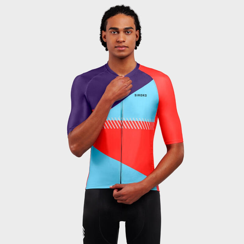 Herren Radsport kurzärmeliges radtrikot für M2 Flèche SIROKO Feuerrot