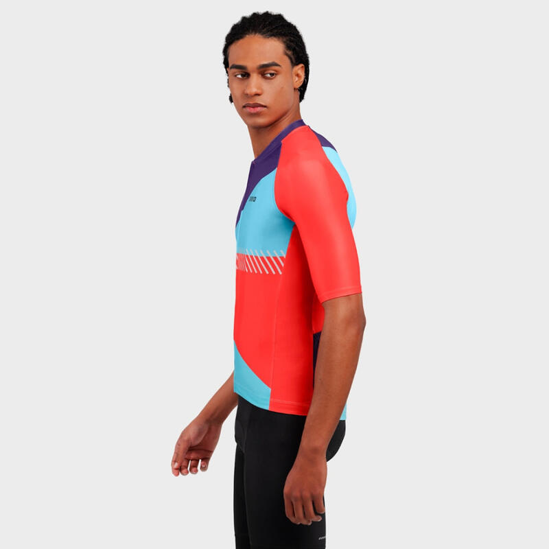 Herren Radsport kurzärmeliges radtrikot für M2 Flèche SIROKO Feuerrot