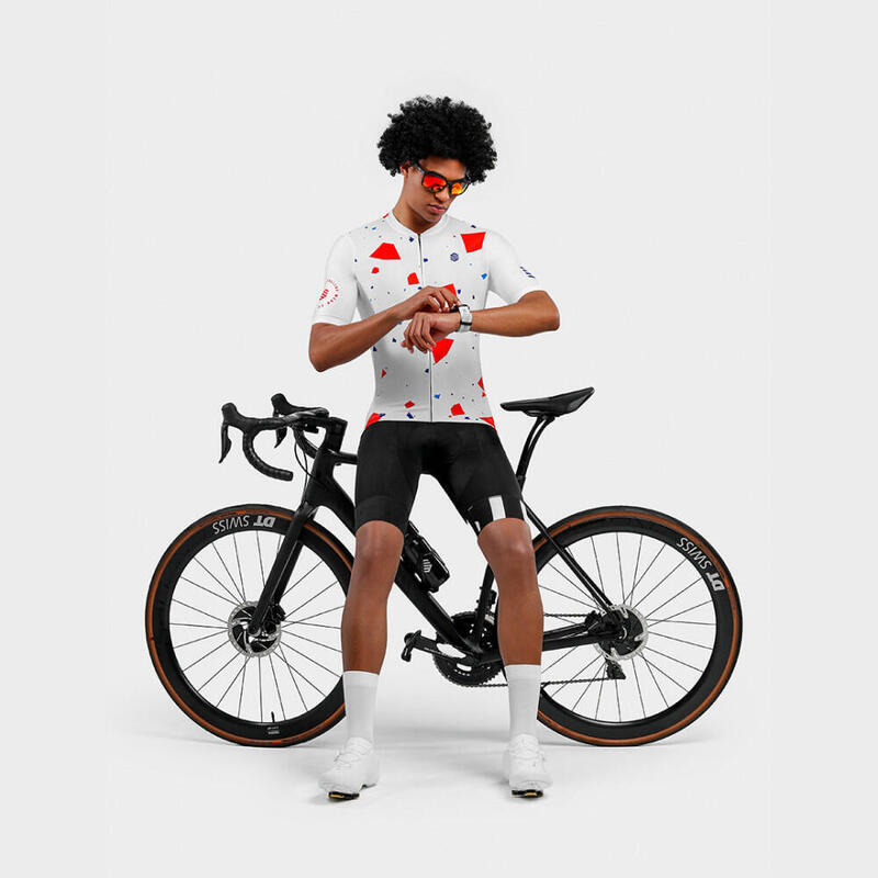 Camisola de ciclismo manga curta homem M2 Epic Race SIROKO Branco