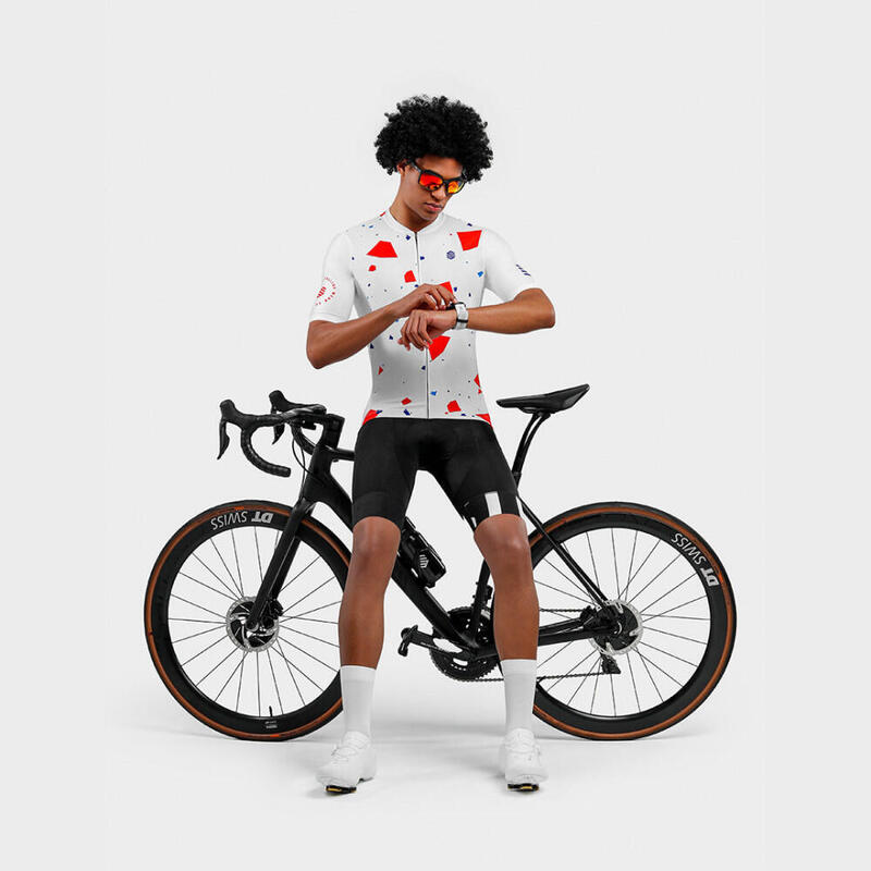 Herren Radsport kurzärmeliges radtrikot für M2 Epic Race SIROKO Weiß