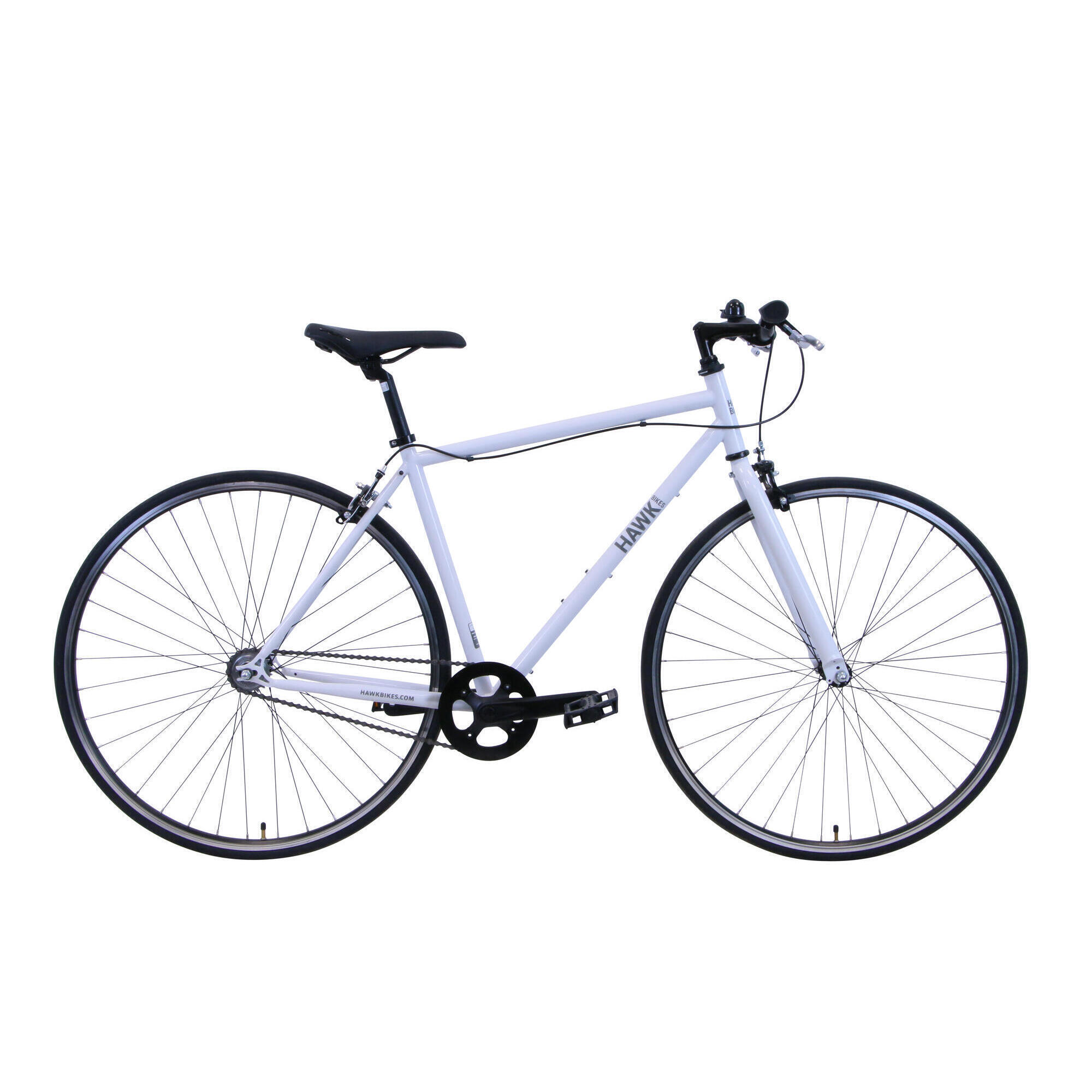 HAWK BIKES HAWK Vintage Singlespeed Fahrrad Herren & Damen 28 Zoll 48 cm Sportliches Fixie