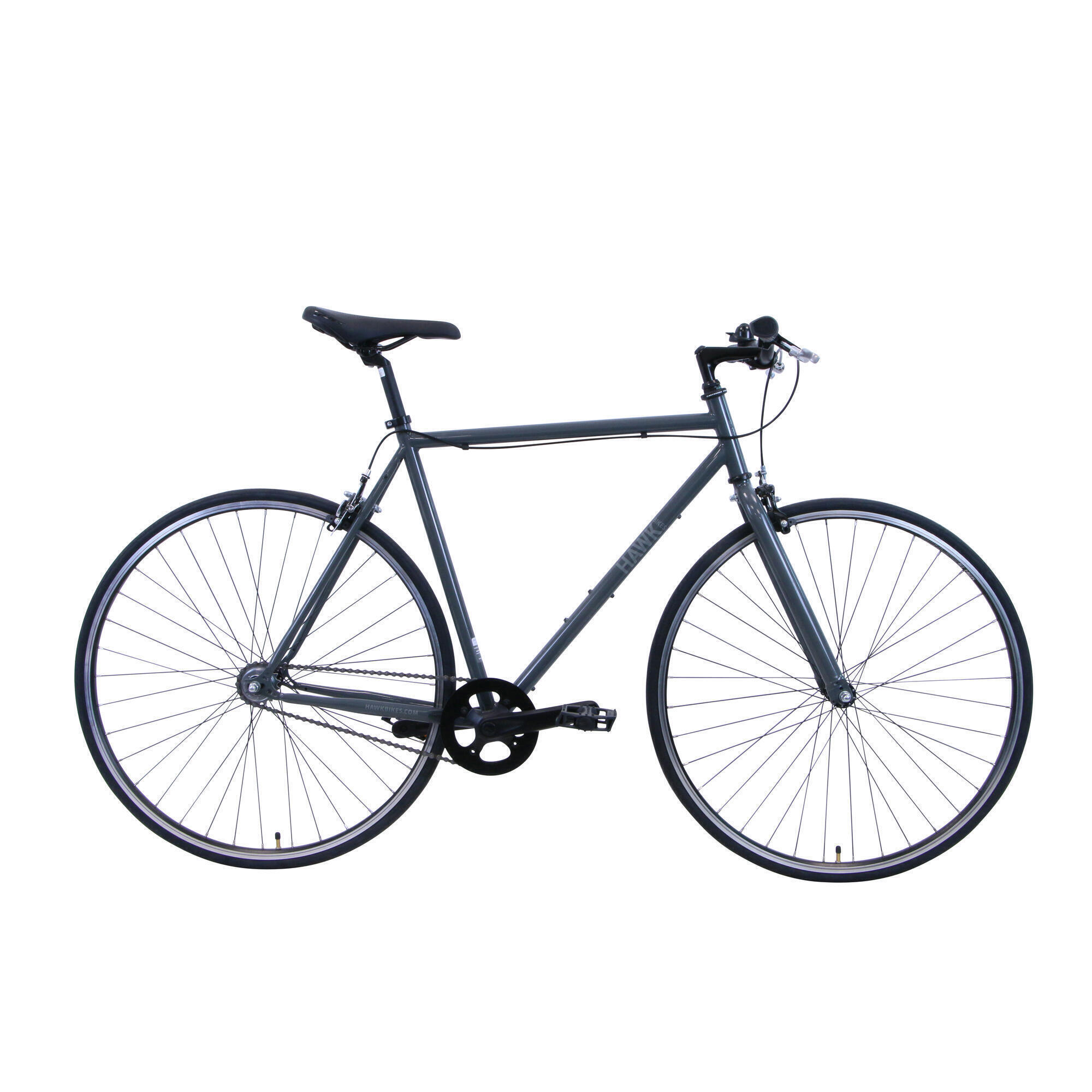 HAWK BIKES HAWK Vintage Singlespeed Fahrrad Herren & Damen 28 Zoll 55 cm Sportliches Fixie