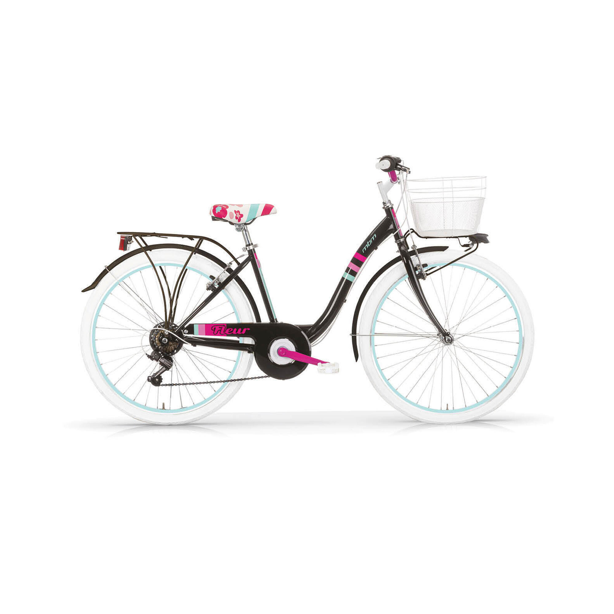 MBM MBM Mädchenrad 26 Zoll FLEUR, schwarz