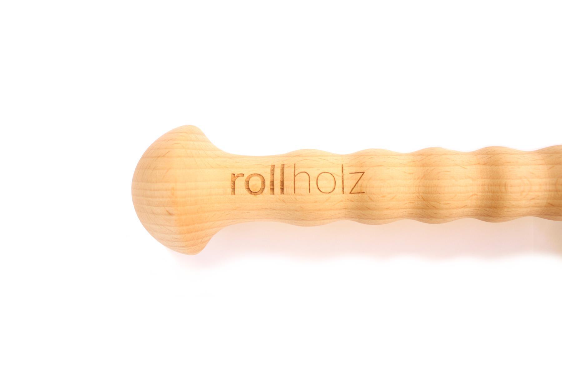 Faszienroller (flach) aus FSC zertifiziertem Holz - ROLLHOLZ 3/4