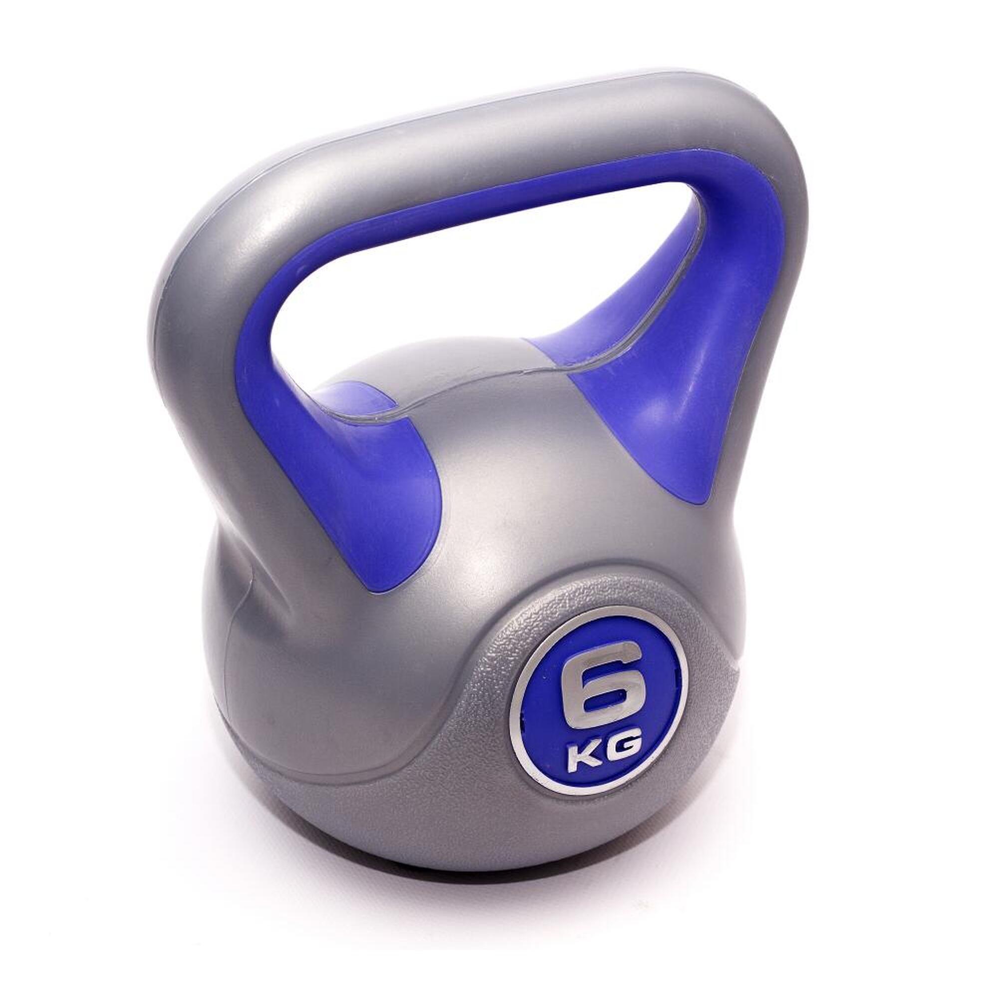 Kettlebell de vinil 6kg 2/4