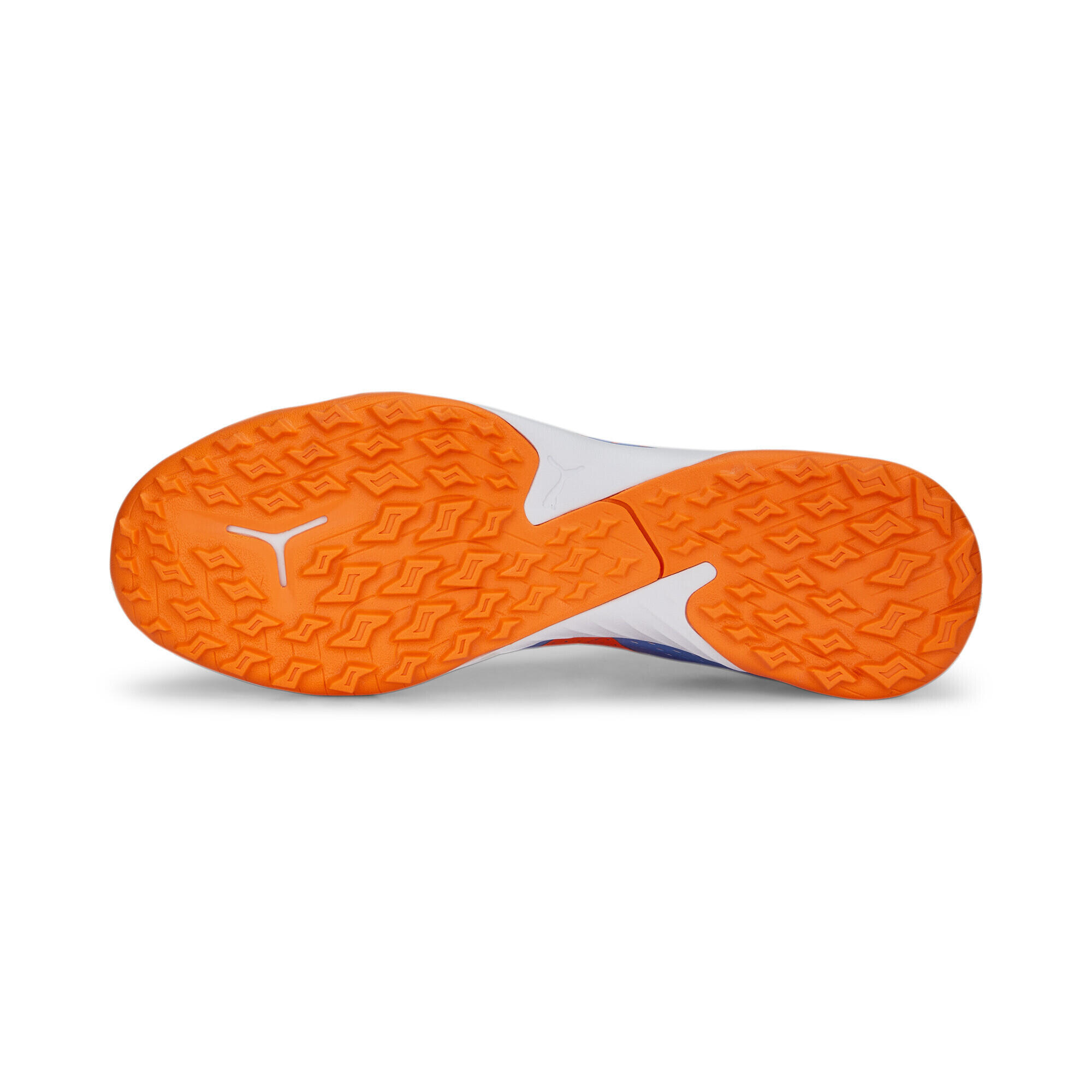 FUTURE Match TT Voetbalschoenen PUMA Blue Glimmer White Ultra Orange 7/7